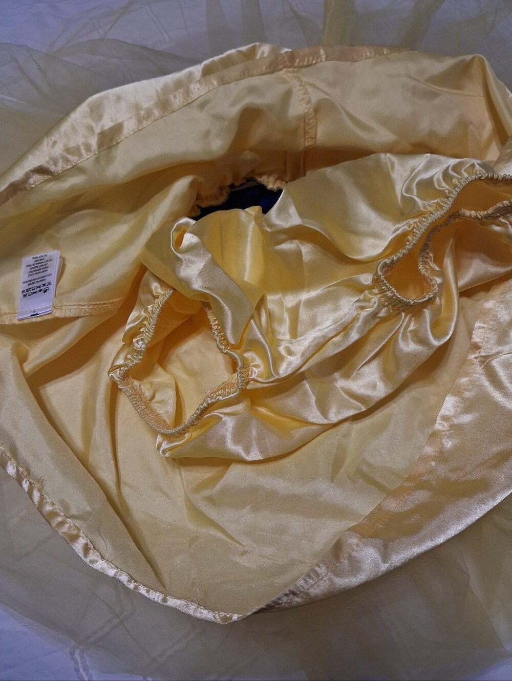 Classic Yellow & Blue Princess Tulle Costume Dress for Kids - Picture 4 of 4